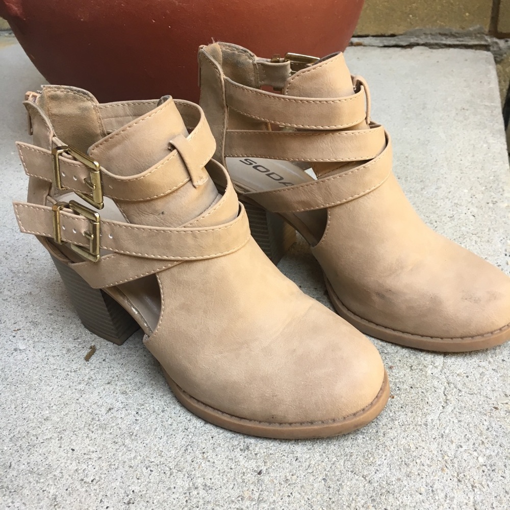 Soda ankle boots - light tan